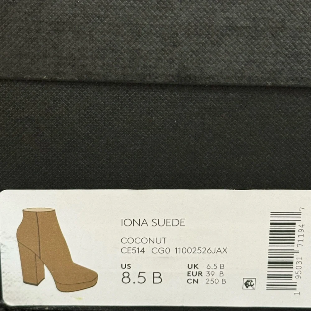 Coach Women’s Iona Suede Block Heel Booties - Picture 16 of 16